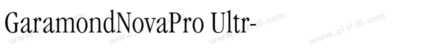 GaramondNovaPro Ultr字体转换 GaramondNovaPro Ultr字体转换